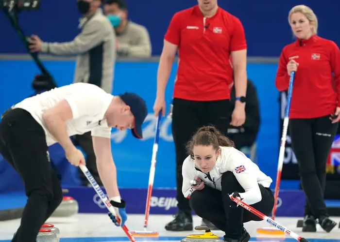 ชาวอังกฤษ curling duo เตรียมต่อสู้กับศัตรูนอร์เวย์